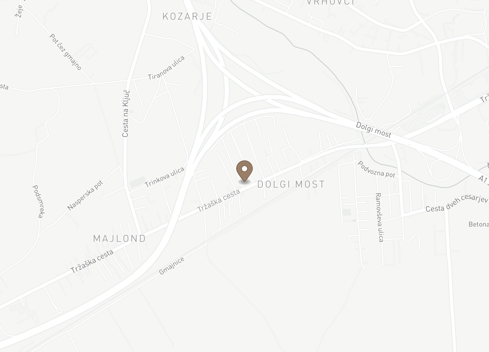 Lokacija Naturoestetika — Erbežnikova 2, Ljubljana